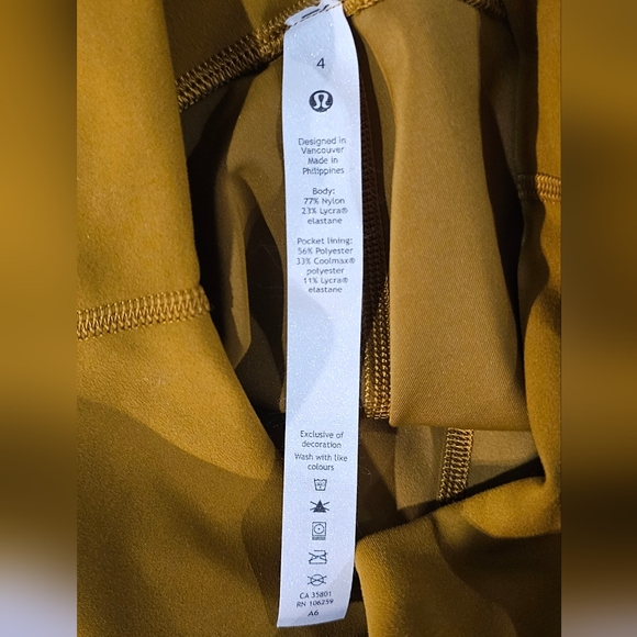 lululemon athletica Mustard Yellow Athletic Shorts - Picture 7 of 9